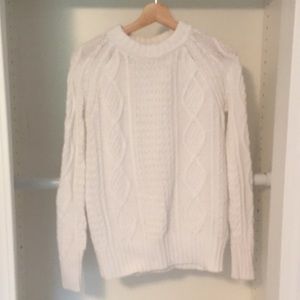 J.Crew cable knit sweater